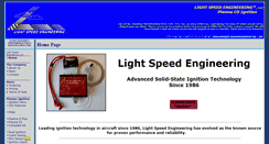 Desktop Screenshot of lightspeed-aero.com